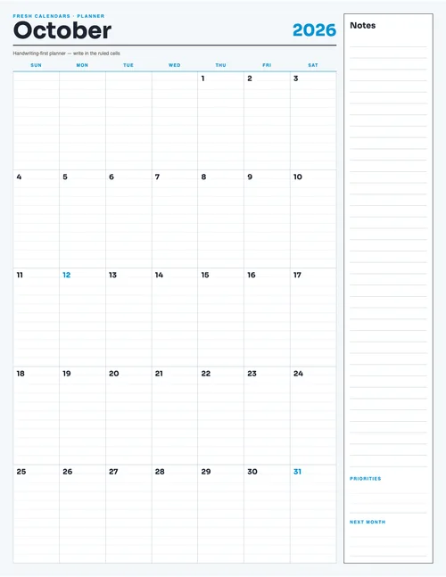 Monthly Planner