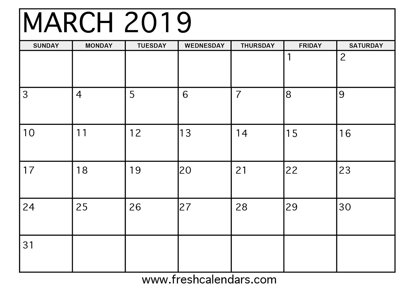 March 2019