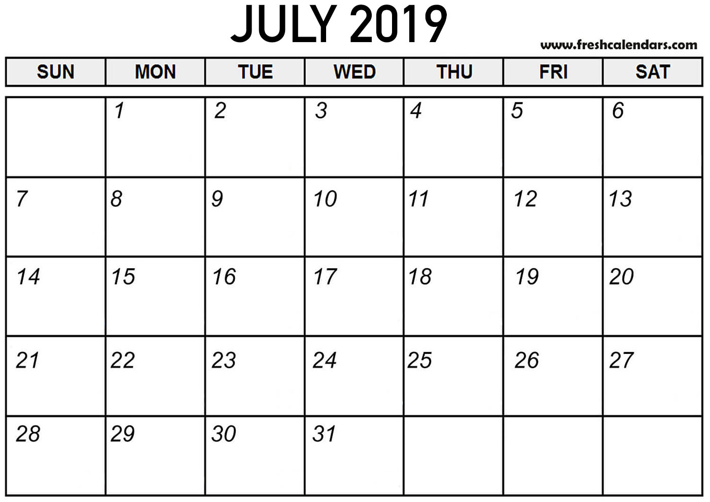 free-download-printable-july-2019-calendar-large-font-design