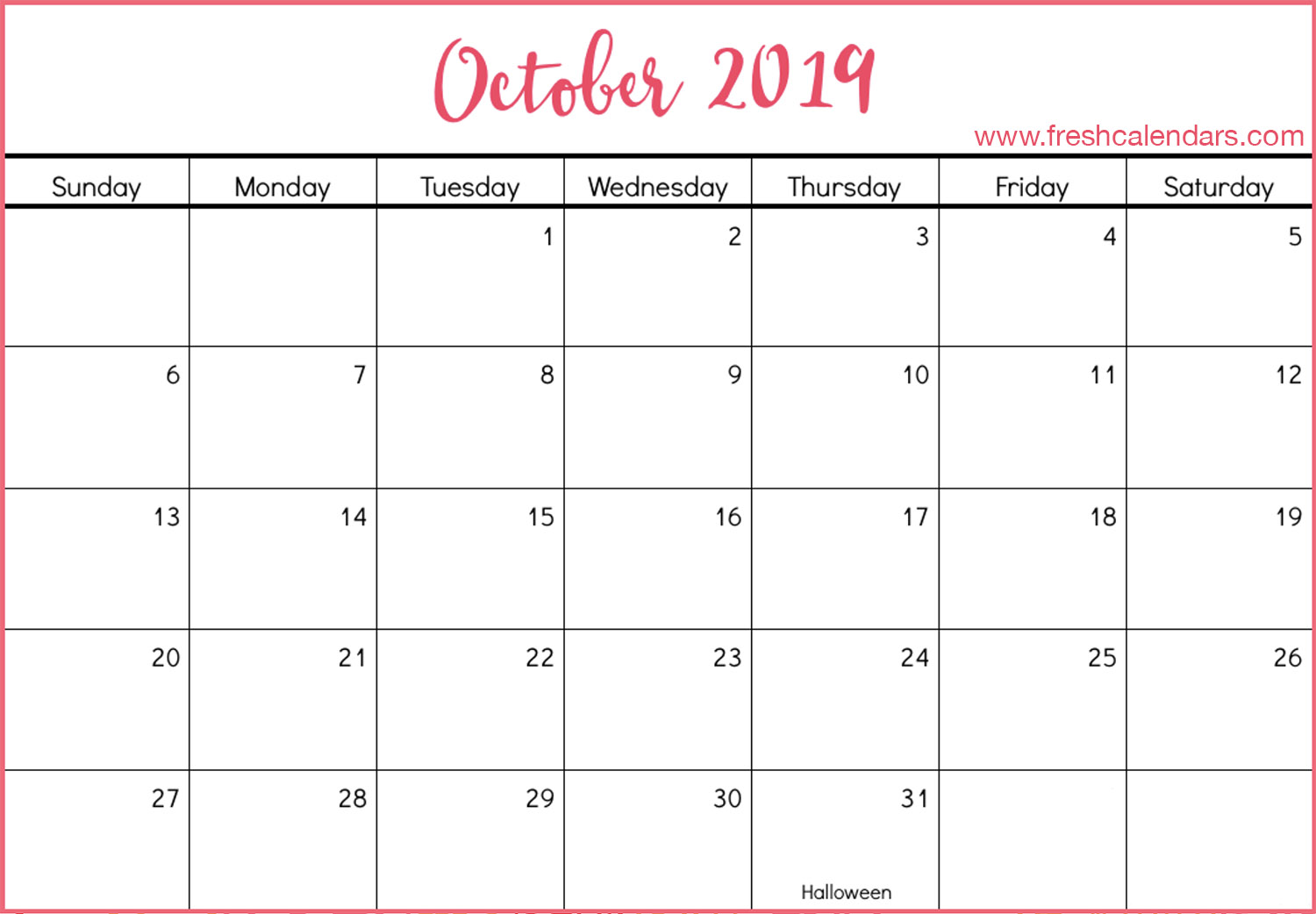 free-october-2019-printable-calendar-for-word-excel-pdf