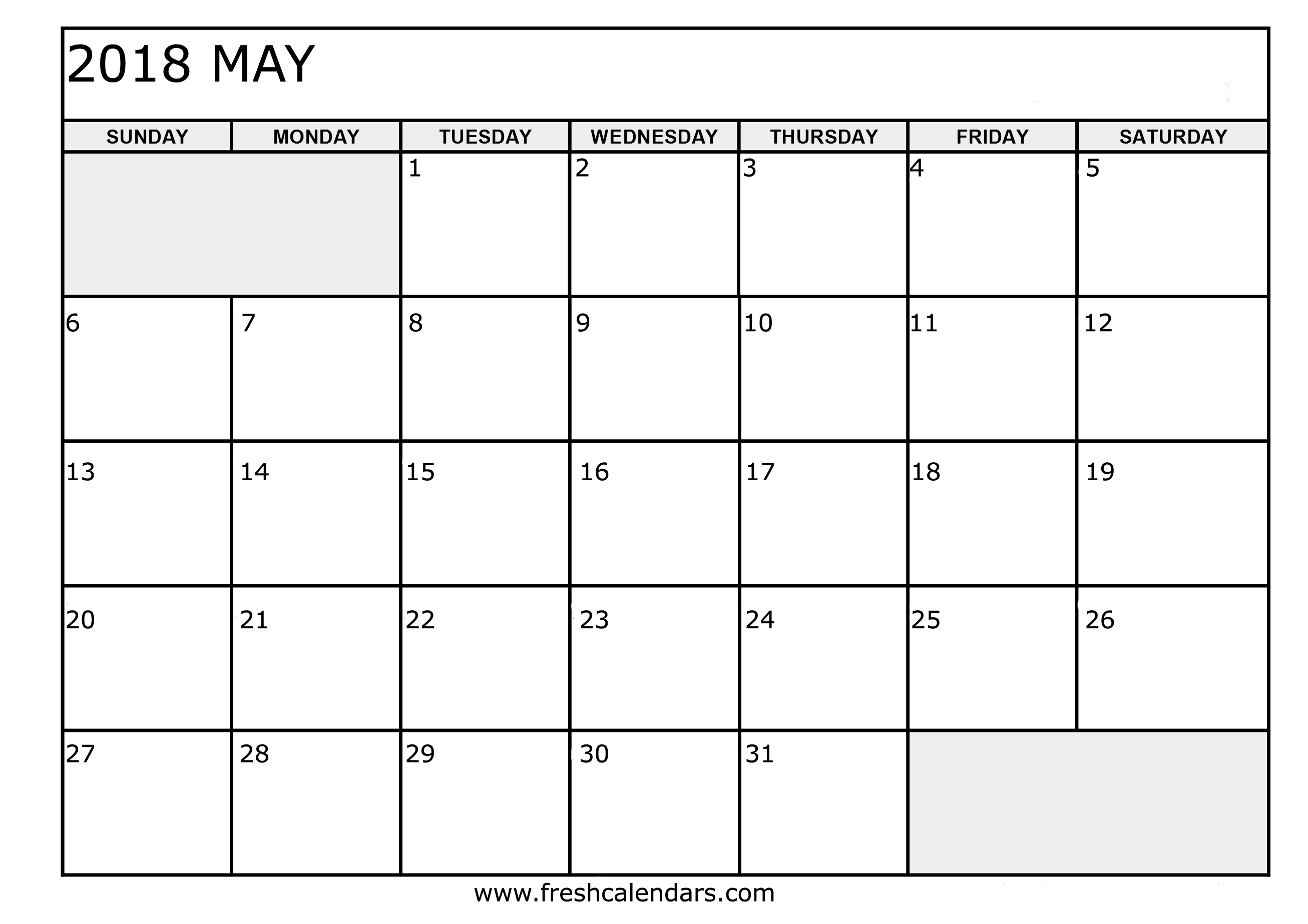 May 2018