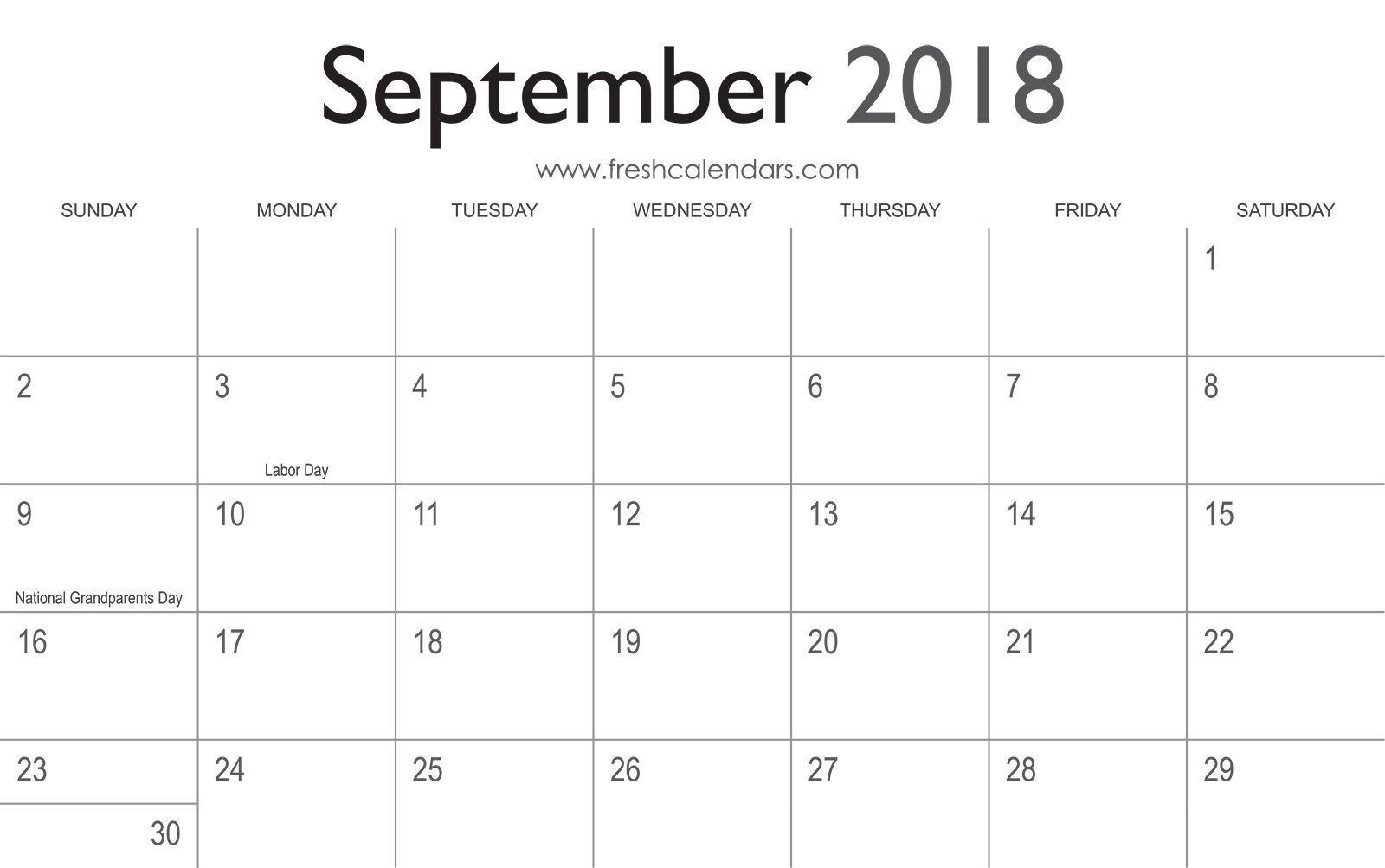 2018 September