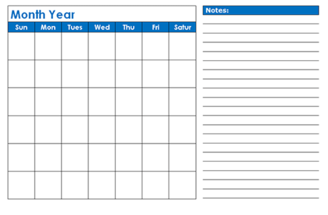 Printable 2024 blank monthly calendar at Calendarlabs